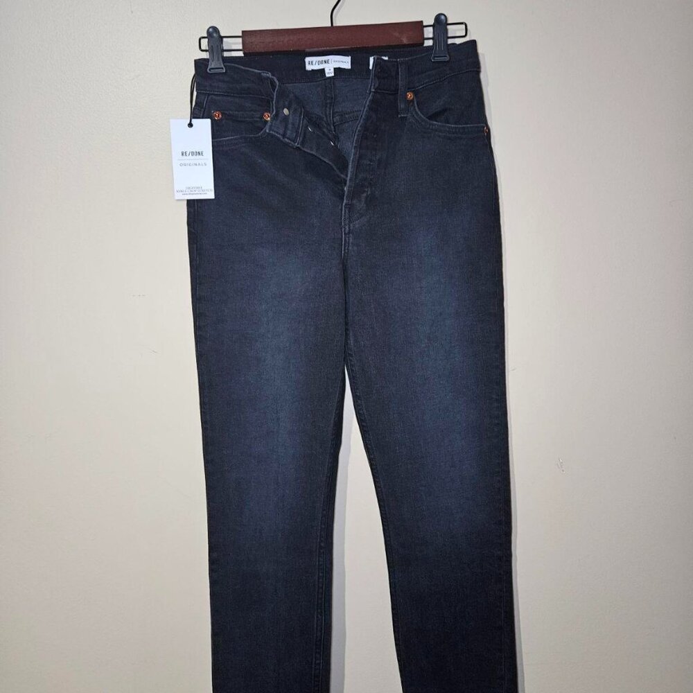 NWT! Re/Done High Rise Ankle Crop Stretch! Size 26
